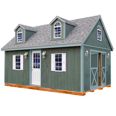 2 (two) Dormers and a gable window with sunburst provide. . Home depot shed